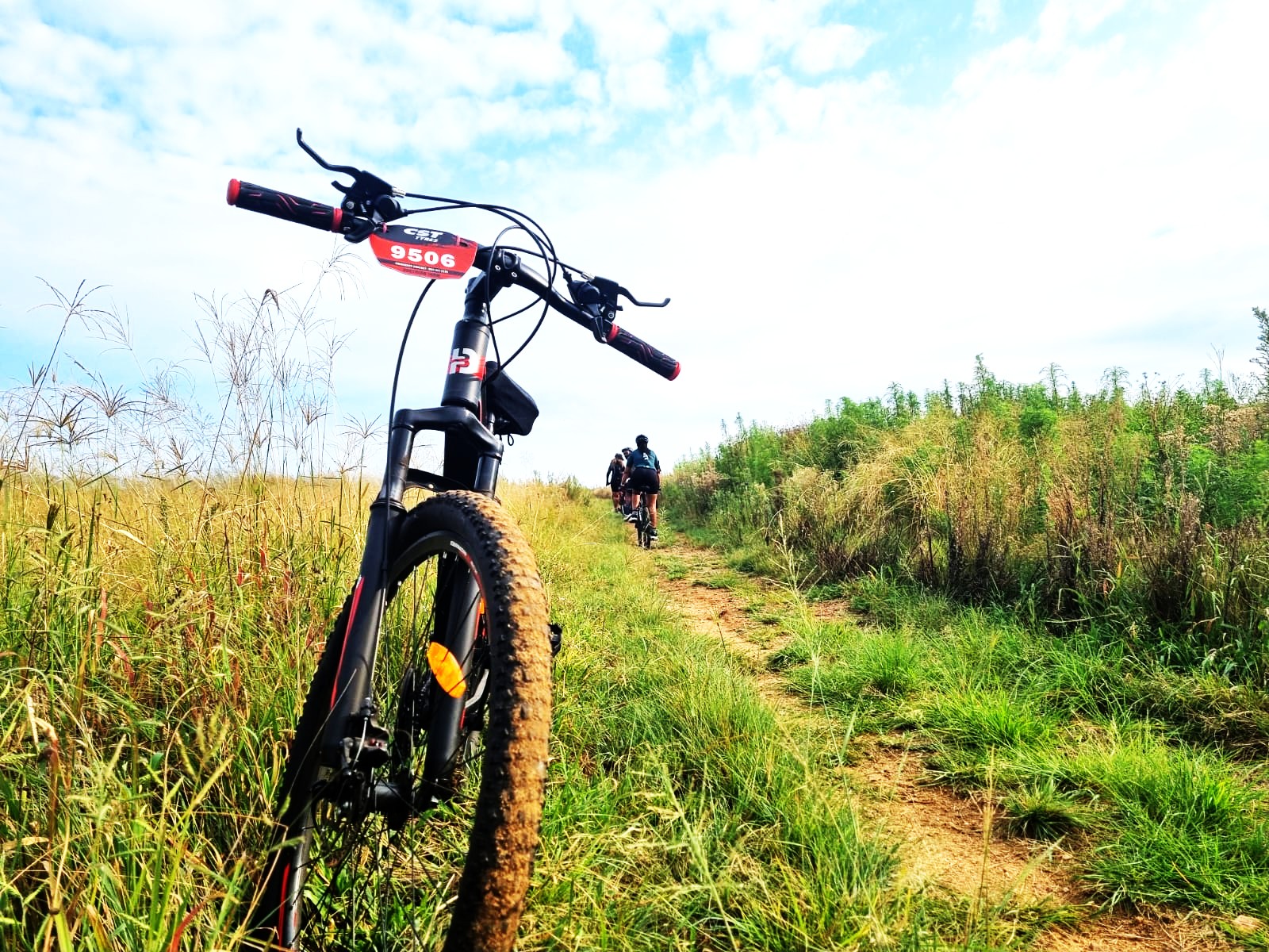 Group of cyclists on a Lifestyle Living Xperience Fun Ride