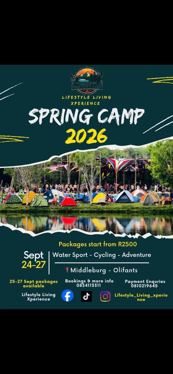 Lifestyle Living Xperience Spring Camp 2026 flyer